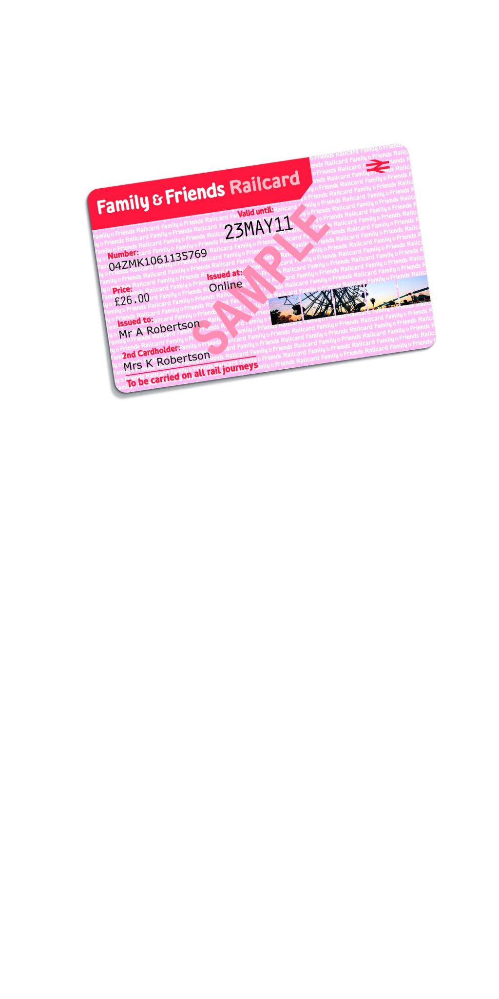 WIN a Free family and friends railcard – Just be creative