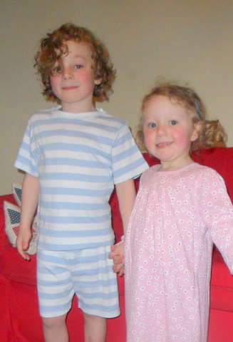 Feather and Black Kids Pyjamas