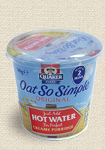 Breakfast oats on the go