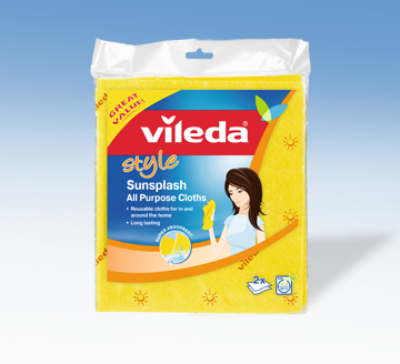 Vileda Style Sunsplash All Purpose Cloths