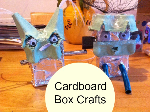 cardboard box crafts