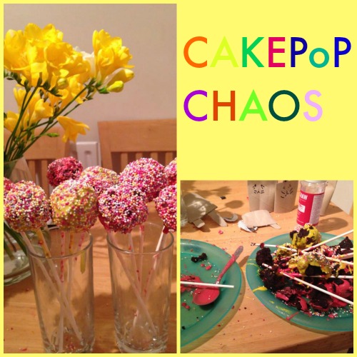 Cake Pop Chaos (aka behind the scenes food blogging)