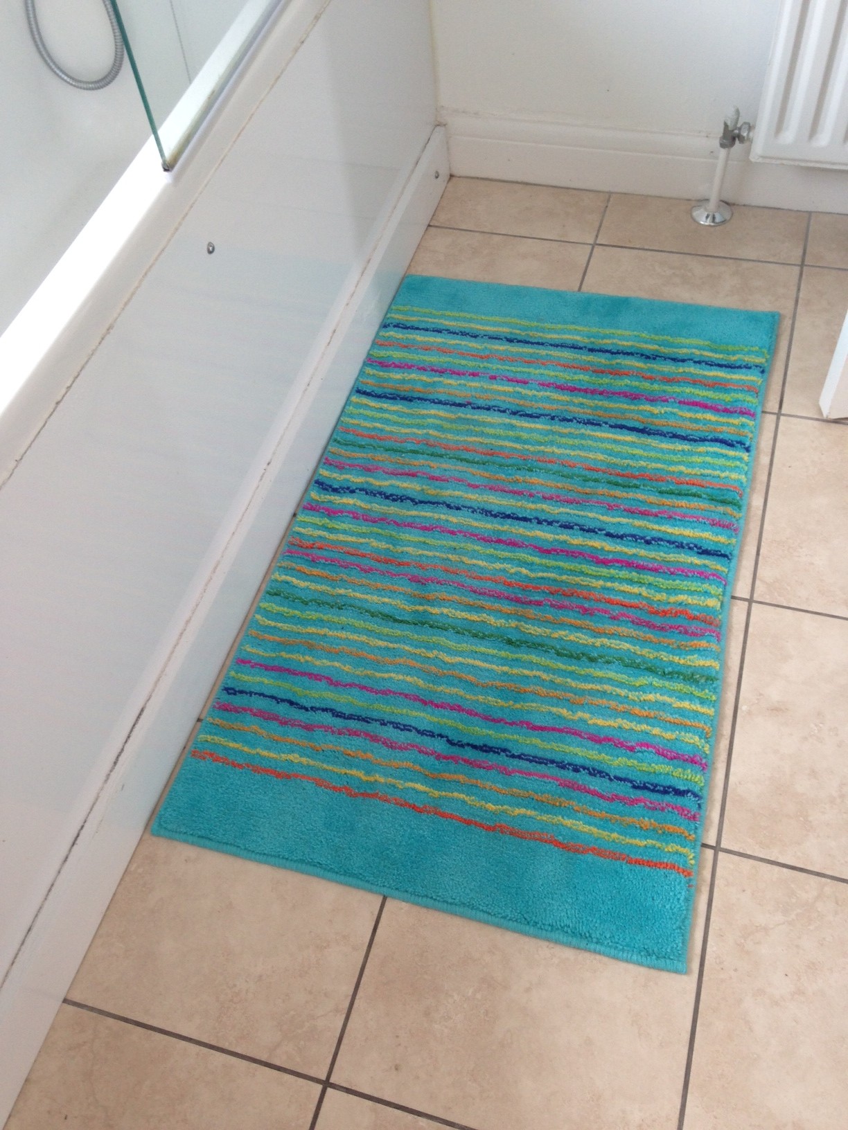 Gorgeous Washable Cool Stripes Rug from Esprit
