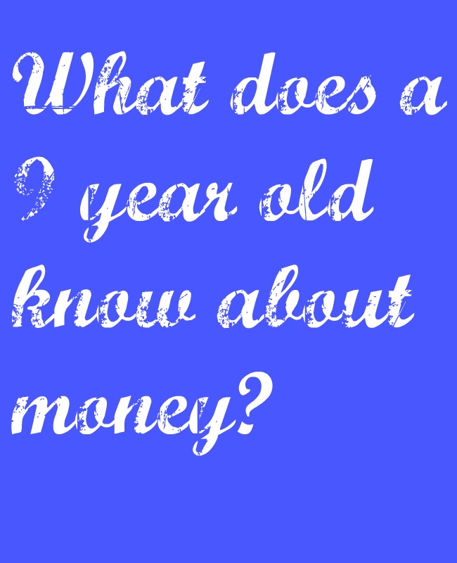 What does a 9 year old know about money? (We asked Frankie…)