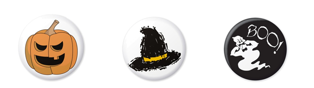 Kids: Design Your Own Spooky Halloween Badge Competition