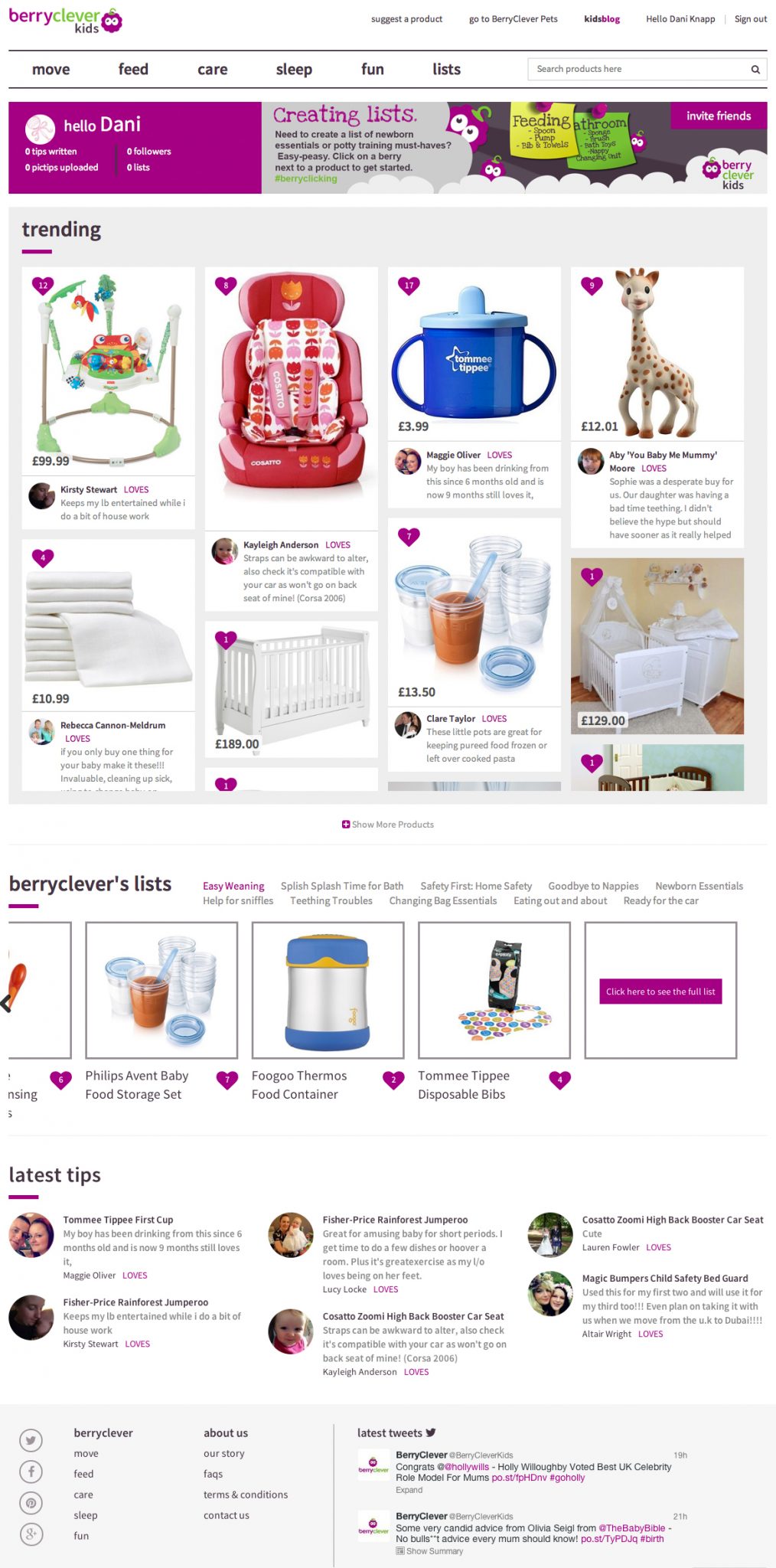 The hottest new social shopping site for new and expecting parents