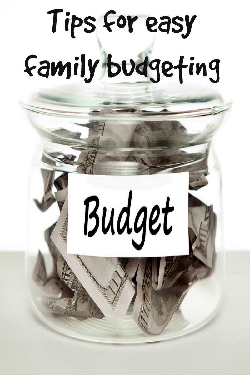 tips for easy family budgeting, easy family budgeting