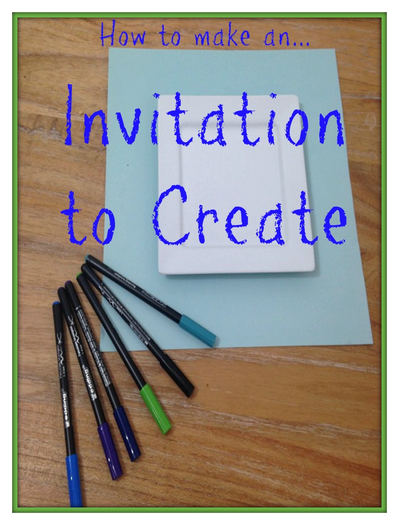 How to make an invitation to create