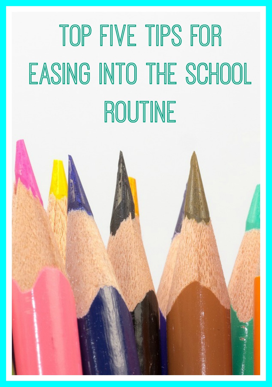 Top five tips for easing into the school routine.