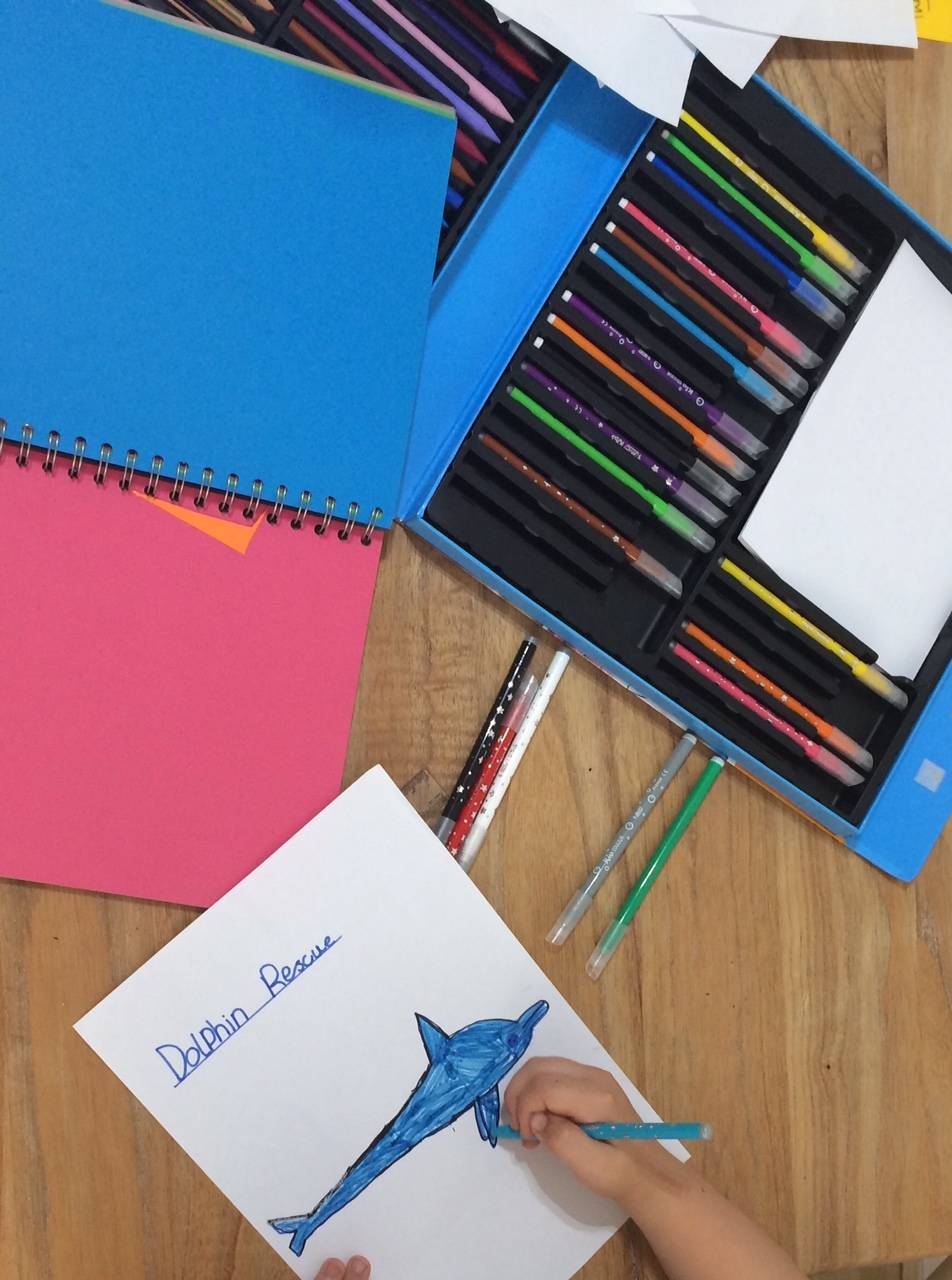 A new pack of felt tips