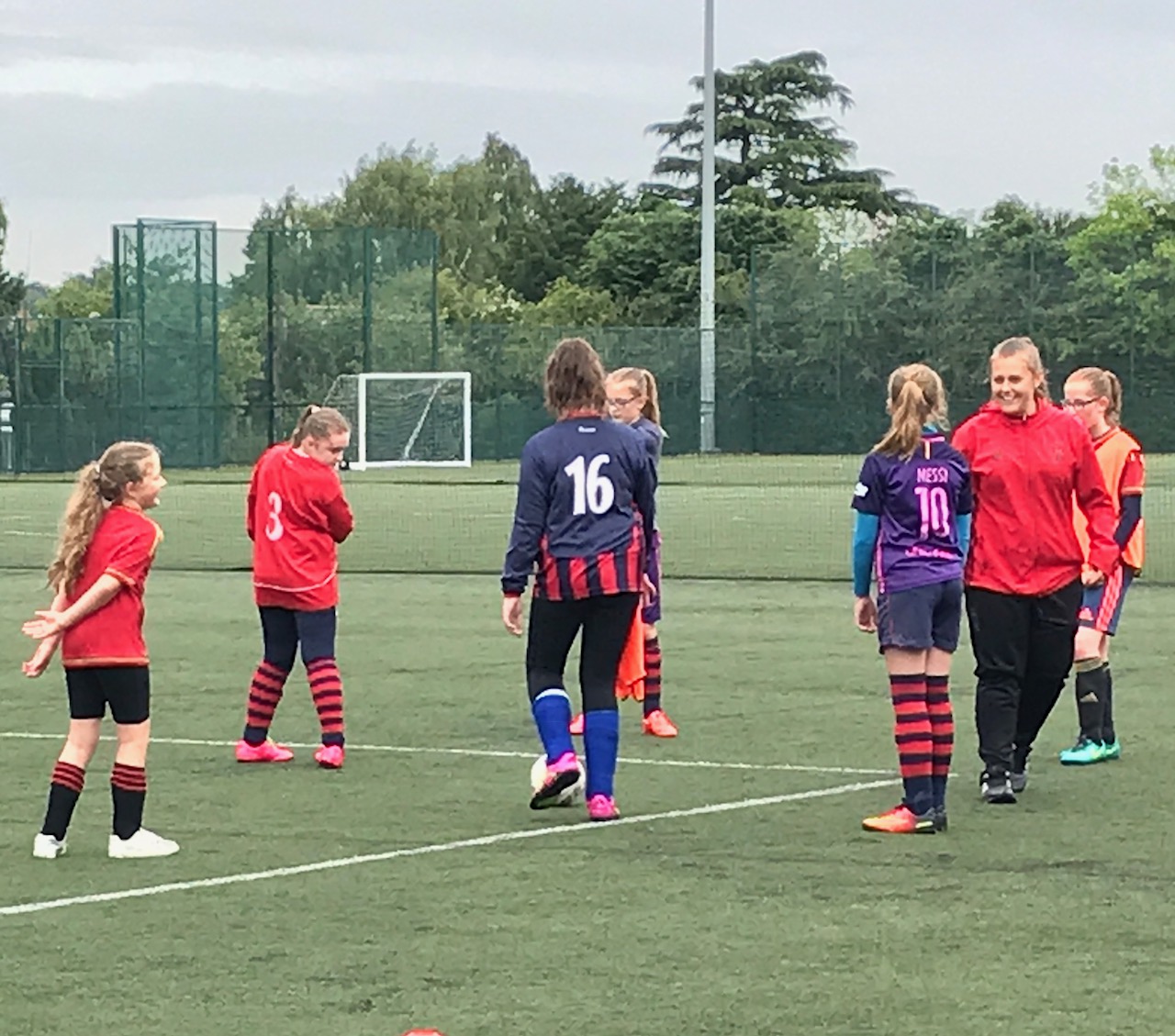 Getting Girls into Football with SSE Wildcats sessions #SSEWildcats