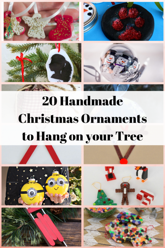 20 handmade Christmas Ornaments to hang on your tree Baby Budgeting